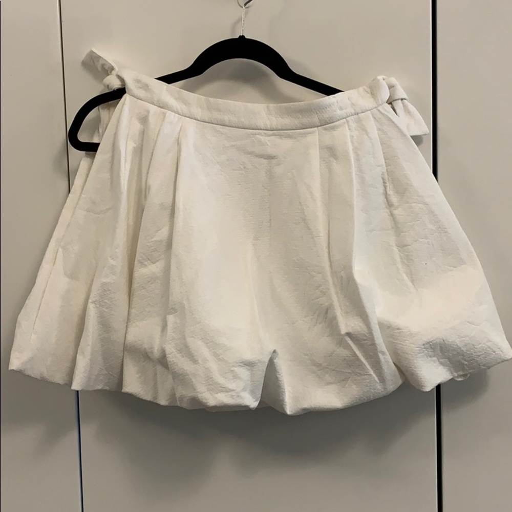 White Berretti bubble skirt